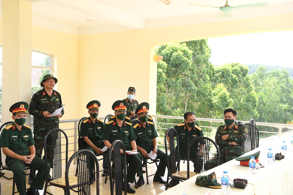 Quá trình luyện tập của đội tuyển tại thao trường luôn được các thủ trưởng Binh chủng Pháo binh quan sát, rút kinh nghiệm hàng tuần.